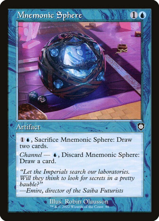 Esfera Mnemônica / Mnemonic Sphere - Magic: The Gathering - MoxLand