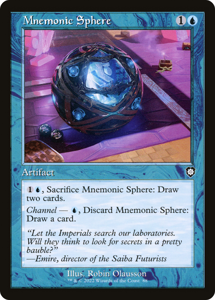 Esfera Mnemônica / Mnemonic Sphere - Magic: The Gathering - MoxLand