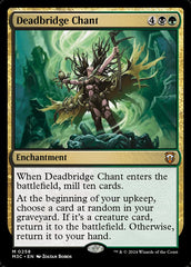 Cântico de Ponte Mortífera / Deadbridge Chant - Magic: The Gathering - MoxLand