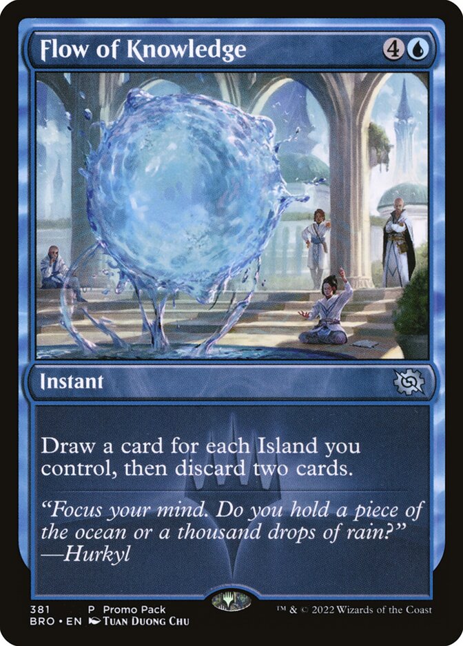 Fluxo do Conhecimento / Flow of Knowledge - Magic: The Gathering - MoxLand