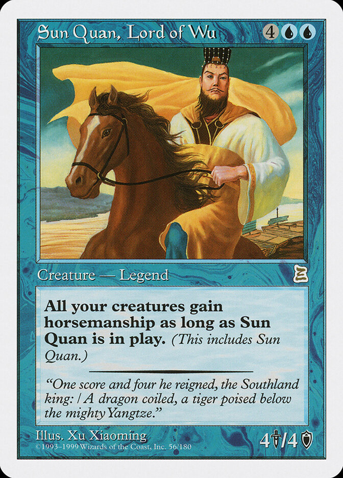 Sun Quan, Senhor de Wu / Sun Quan, Lord of Wu - Magic: The Gathering - MoxLand