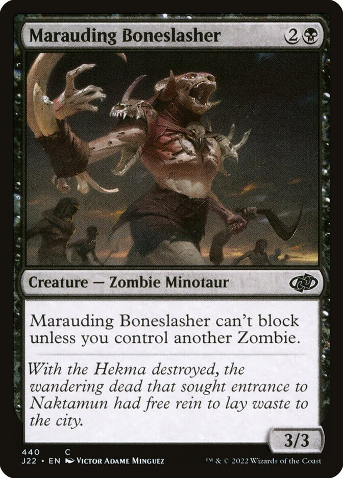Talha-ossos Saqueador / Marauding Boneslasher - Magic: The Gathering - MoxLand