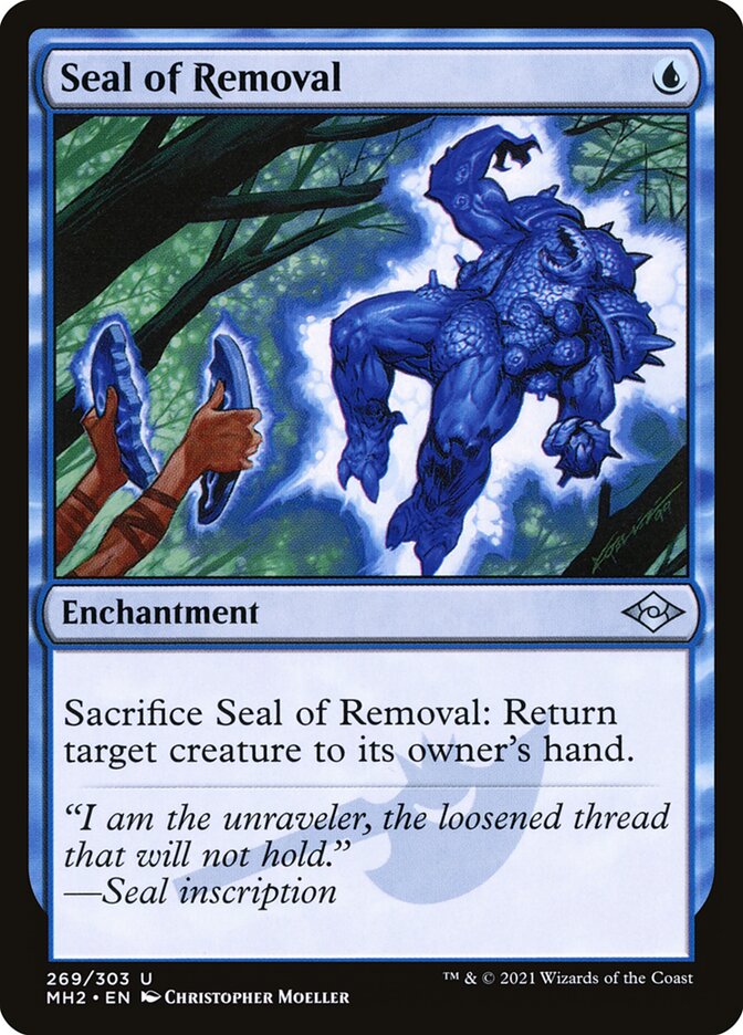 Selo da Remoção / Seal of Removal - Magic: The Gathering - MoxLand