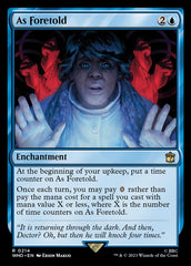 Como Predito / As Foretold - Magic: The Gathering - MoxLand