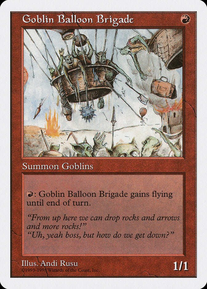 Brigada Baloeira Goblin / Goblin Balloon Brigade - Magic: The Gathering - MoxLand