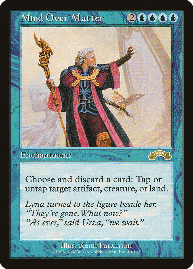 Mente sobre Matéria / Mind Over Matter - Magic: The Gathering - MoxLand