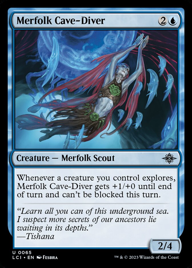 Mergulhadora de Cavernas Tritã / Merfolk Cave-Diver - Magic: The Gathering - MoxLand