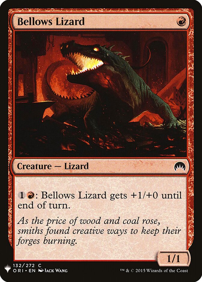 Lagarto de Fole / Bellows Lizard - Magic: The Gathering - MoxLand