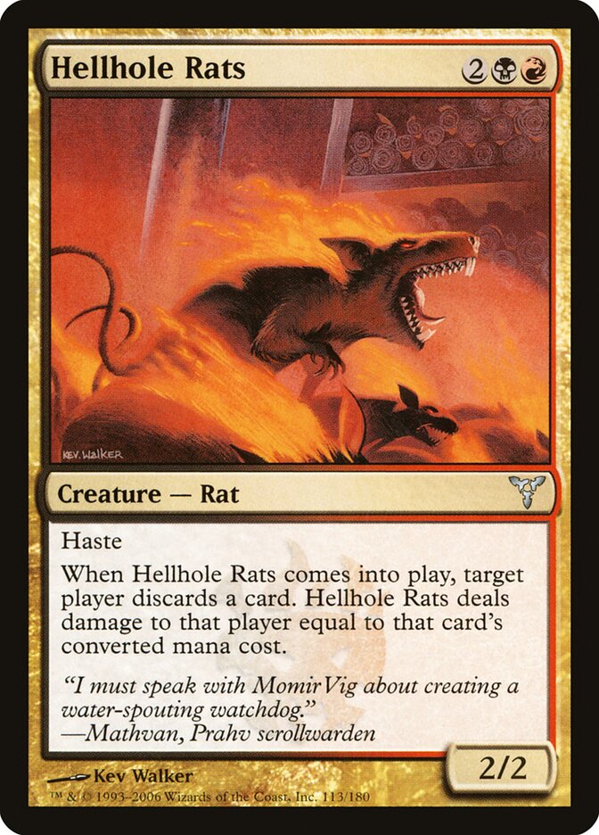 Ratos do Buraco Infernal / Hellhole Rats - Magic: The Gathering - MoxLand