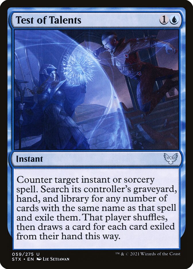 Teste de Talentos / Test of Talents - Magic: The Gathering - MoxLand