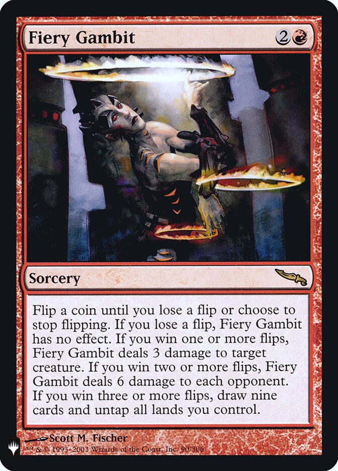 Gambito Escaldante / Fiery Gambit - Magic: The Gathering - MoxLand