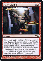 Gambito Escaldante / Fiery Gambit - Magic: The Gathering - MoxLand