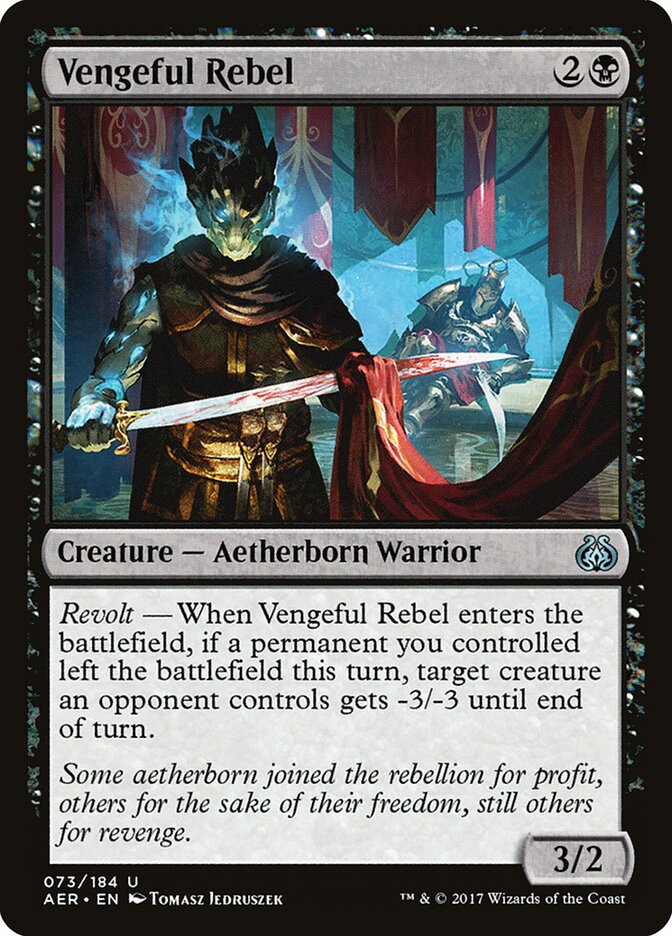 Rebelde Vingativo / Vengeful Rebel - Magic: The Gathering - MoxLand