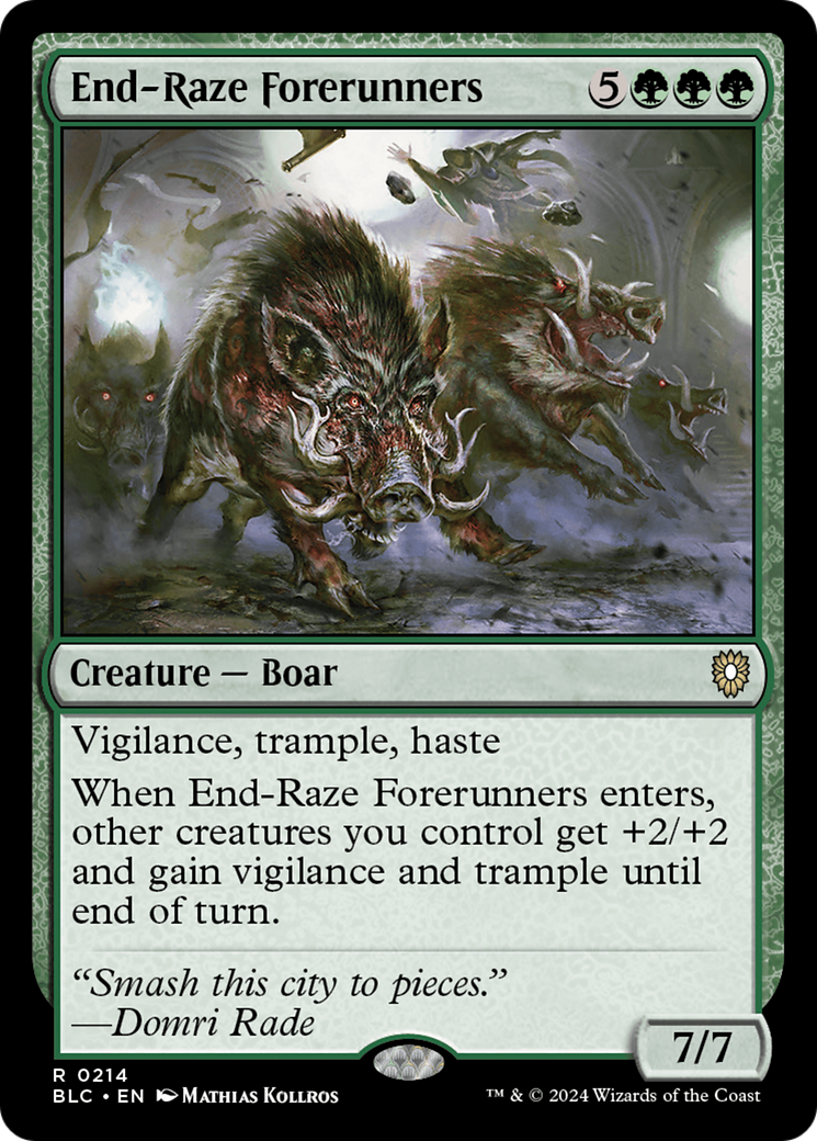 Pioneiros do Arrasamento Final / End-Raze Forerunners - Magic: The Gathering - MoxLand