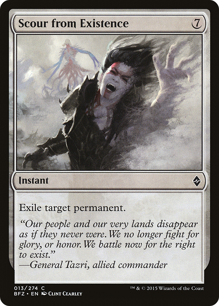 Varrer da Existência / Scour from Existence - Magic: The Gathering - MoxLand