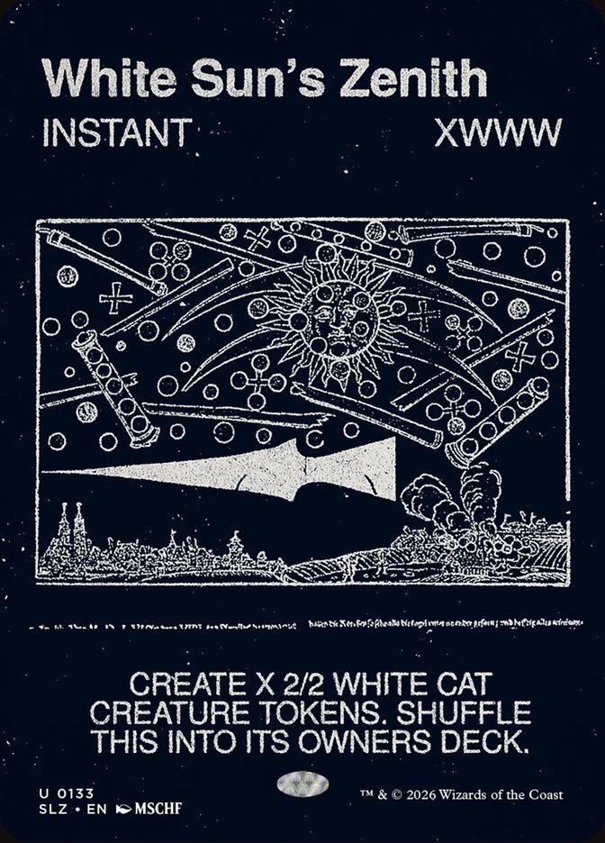 Zênite do Sol Branco / White Sun's Zenith - Magic: The Gathering - MoxLand