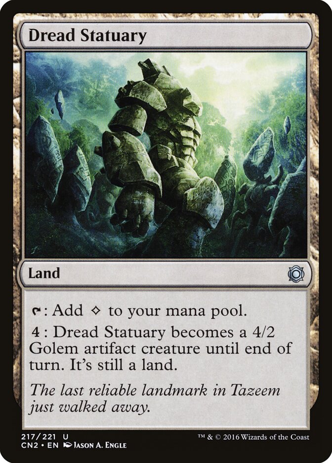 Estatuaria Medonha / Dread Statuary - Magic: The Gathering - MoxLand