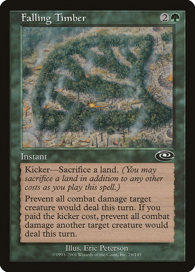 Desmatamento / Falling Timber - Magic: The Gathering - MoxLand