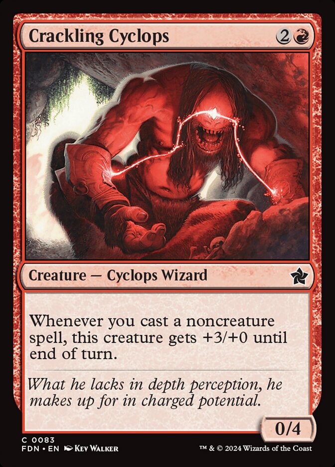 Ciclope Crepitante / Crackling Cyclops - Magic: The Gathering - MoxLand