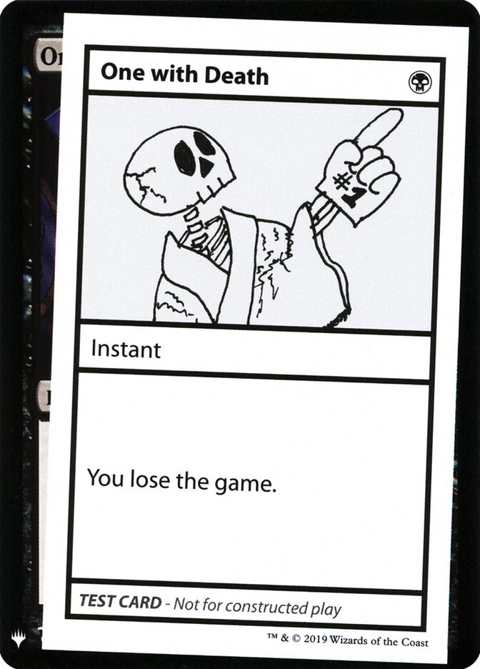 One with Death - Magic: The Gathering - MoxLand
