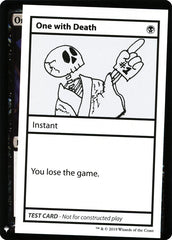 One with Death - Magic: The Gathering - MoxLand