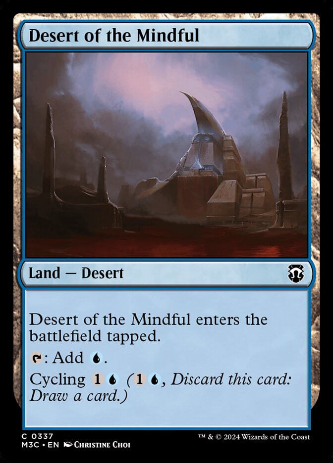 Deserto do Consciente / Desert of the Mindful - Magic: The Gathering - MoxLand