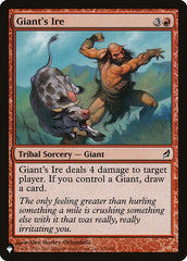 Ira do Gigante / Giant's Ire - Magic: The Gathering - MoxLand