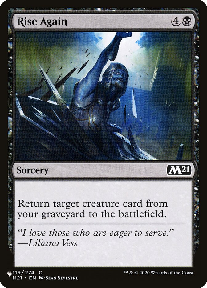 Reerguer-se / Rise Again - Magic: The Gathering - MoxLand