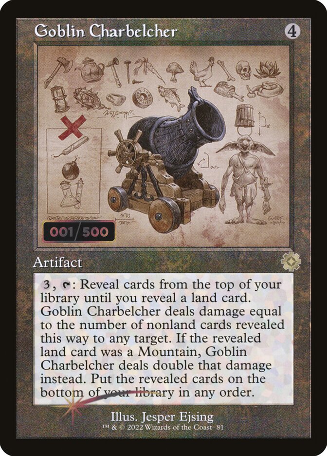 Canhão de Fogo dos Goblins / Goblin Charbelcher - Magic: The Gathering - MoxLand