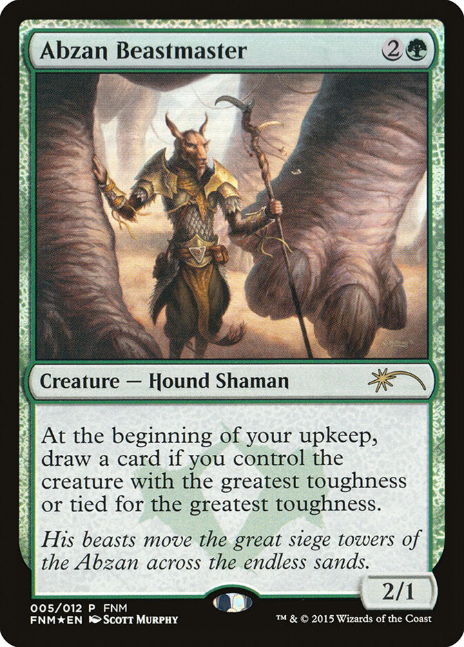 Mestre das Feras Abzan / Abzan Beastmaster - Magic: The Gathering - MoxLand