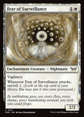 Medo da Vigilância / Fear of Surveillance - Magic: The Gathering - MoxLand