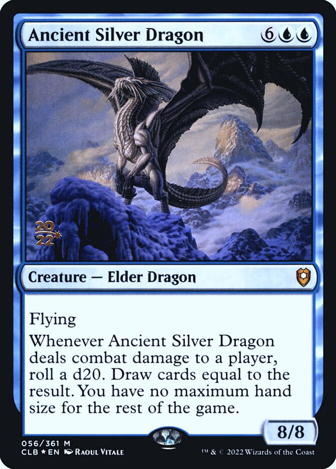 Dragão de Prata Ancião / Ancient Silver Dragon - Magic: The Gathering - MoxLand