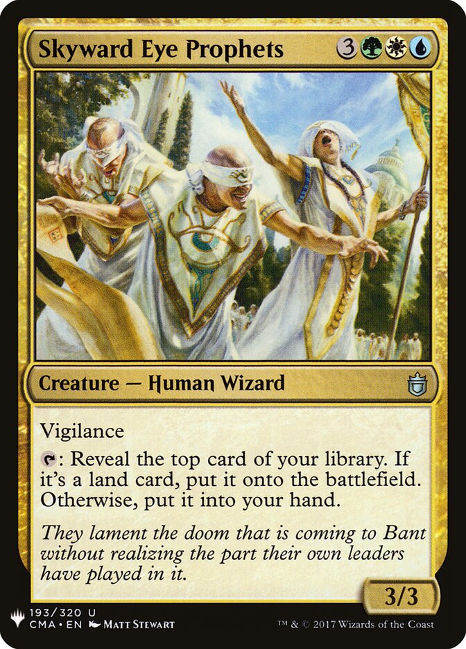 Profetas do Olho Celestial / Skyward Eye Prophets - Magic: The Gathering - MoxLand