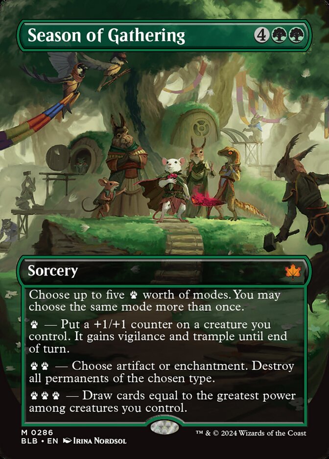 Estação da Coleta / Season of Gathering - Magic: The Gathering - MoxLand