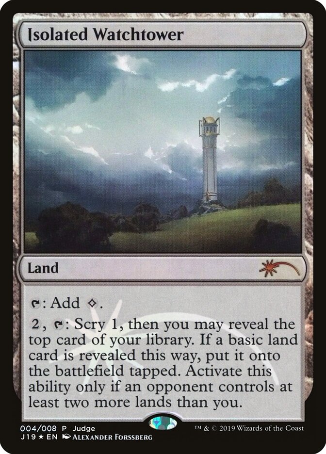 Torre de Vigia Isolada / Isolated Watchtower - Magic: The Gathering - MoxLand