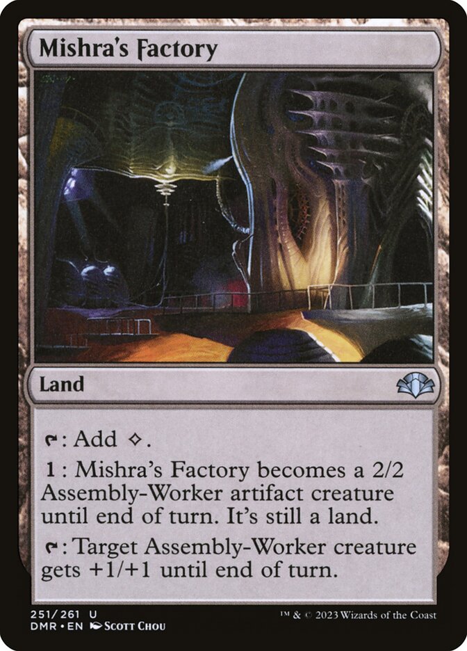 Fábrica de Mishra / Mishra's Factory - Magic: The Gathering - MoxLand