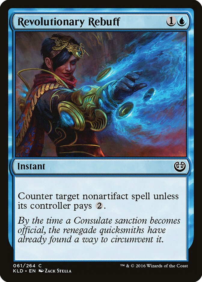 Repúdio Revolucionário / Revolutionary Rebuff - Magic: The Gathering - MoxLand