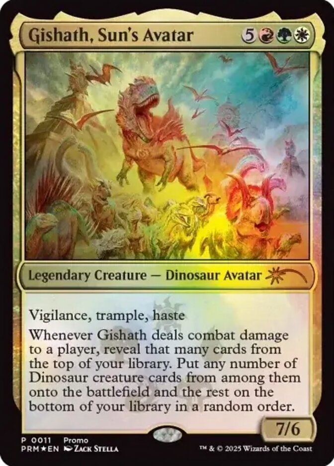 Gishath, Avatar do Sol / Gishath, Sun's Avatar - Magic: The Gathering - MoxLand