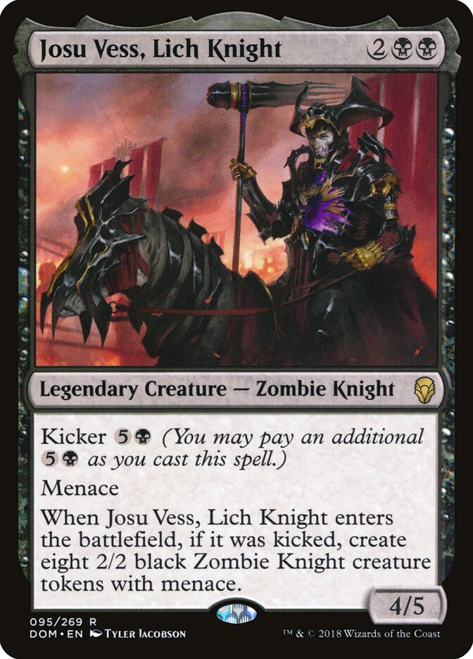 Josu Vess, Cavaleiro Lich / Josu Vess, Lich Knight - Magic: The Gathering - MoxLand