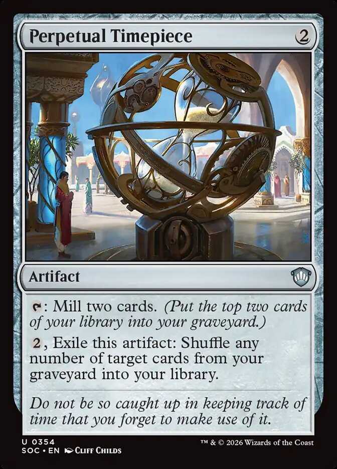 Cronômetro Perpétuo / Perpetual Timepiece - Magic: The Gathering - MoxLand