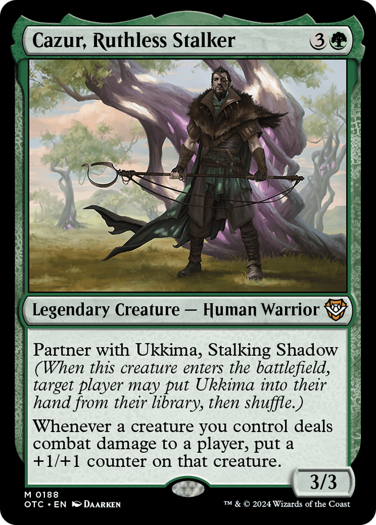 Cazur, Espreitador Impiedoso / Cazur, Ruthless Stalker - Magic: The Gathering - MoxLand