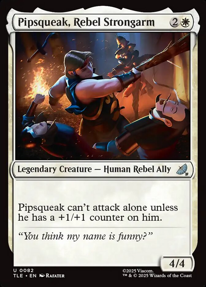 Tampinha, Fortão Rebelde / Pipsqueak, Rebel Strongarm - Magic: The Gathering - MoxLand