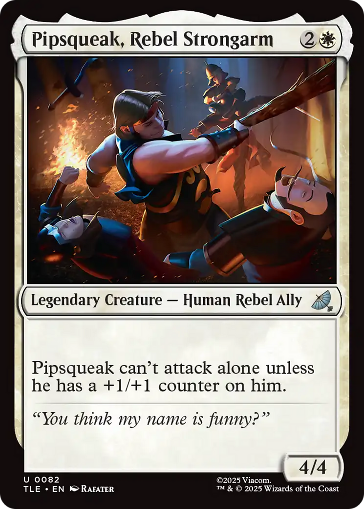 Tampinha, Fortão Rebelde / Pipsqueak, Rebel Strongarm - Magic: The Gathering - MoxLand