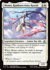 Momo, Maroto Bagunceiro / Momo, Rambunctious Rascal - Magic: The Gathering - MoxLand