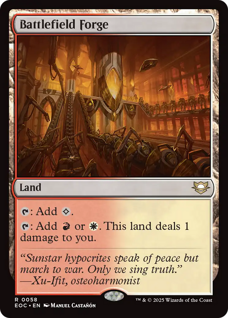 Forjaria do Campo de Batalha / Battlefield Forge - Magic: The Gathering - MoxLand