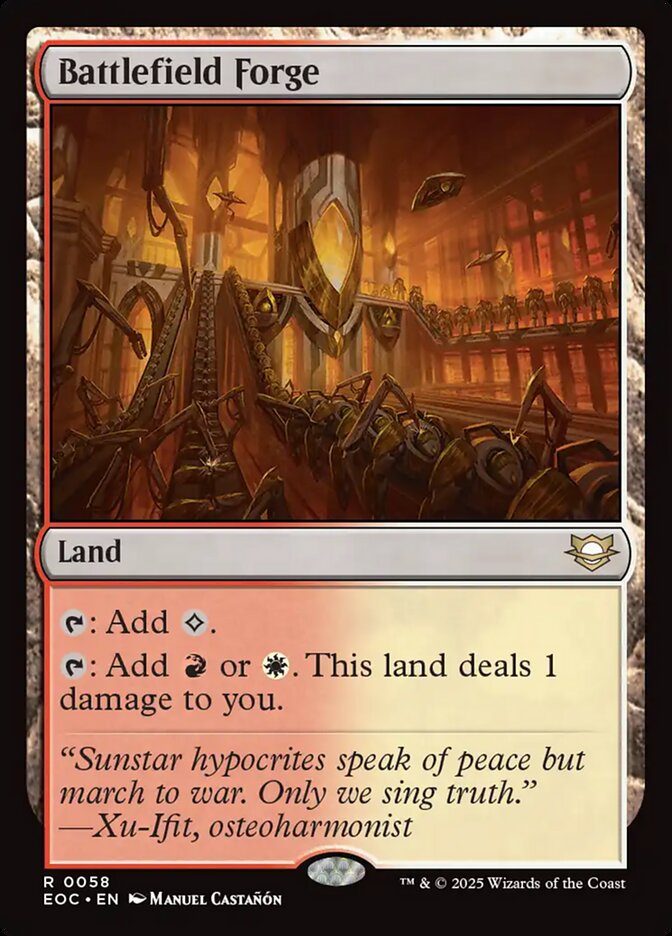 Forjaria do Campo de Batalha / Battlefield Forge - Magic: The Gathering - MoxLand