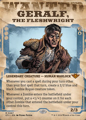 Geralf, o Escultor de Carne / Geralf, the Fleshwright - Magic: The Gathering - MoxLand