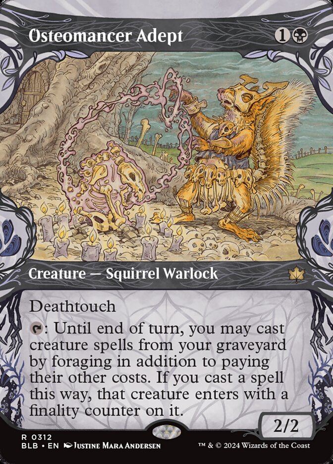 Adepto Osteomante / Osteomancer Adept - Magic: The Gathering - MoxLand