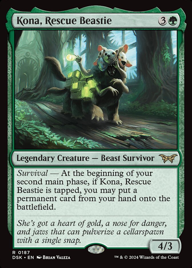 Konia, Monstrinha de Resgate / Kona, Rescue Beastie - Magic: The Gathering - MoxLand