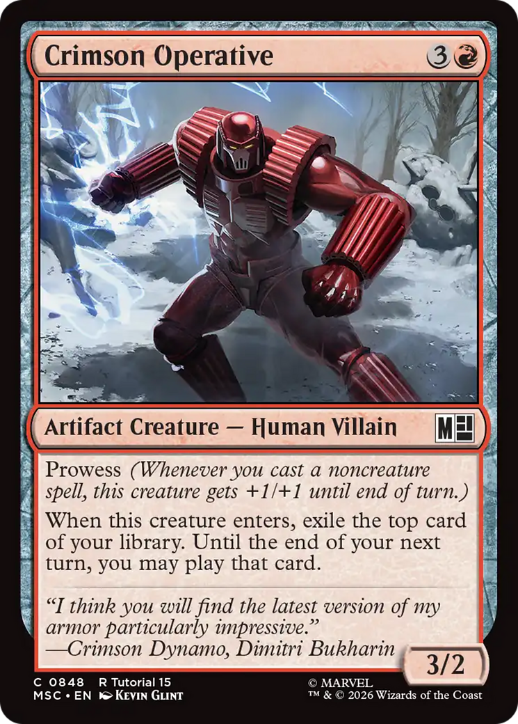 Crimson Operative - Magic: The Gathering - MoxLand